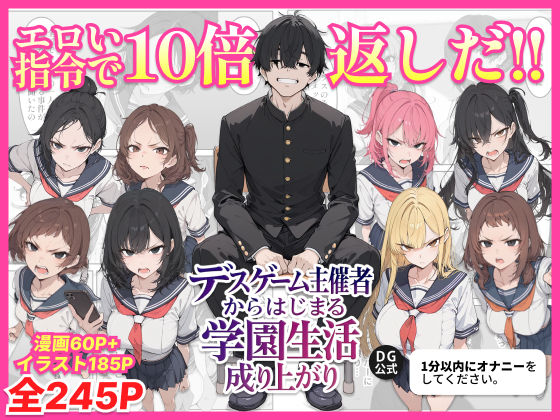 デスゲーム主催者からはじまる学園生活成り上がり❤ちくびはんたー|辱め｜