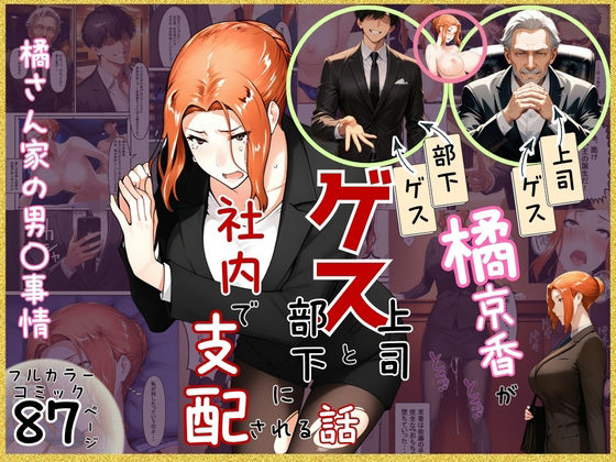 ぶるーしゃとー×クンニ❤橘京香がゲス上司とゲス部下に社内で支配される話評価