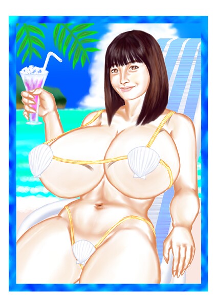 【tsuyoshi】暑乳見舞い（単話）❤フルカラー｜暑乳見舞い｜試し読み