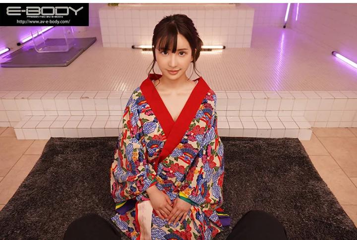 楪カレンがHカップの爆乳ボディでぬるぬる密着！高級ソープVR体験